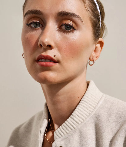 Moderne Stak Rose Gold-Tone Stainless Steel Hoop EarringsSKJ1873791 - Shop Authentic SKAWOMEAR(s) from Maybrands - for as low as ₦97500! 