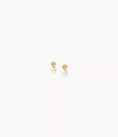 Agnethe Pearl Gold-Tone Stainless Steel Stud Earrings SKJ1881710 - Shop Authentic SKAWOMEAR(s) from Maybrands - for as low as ₦87000! 