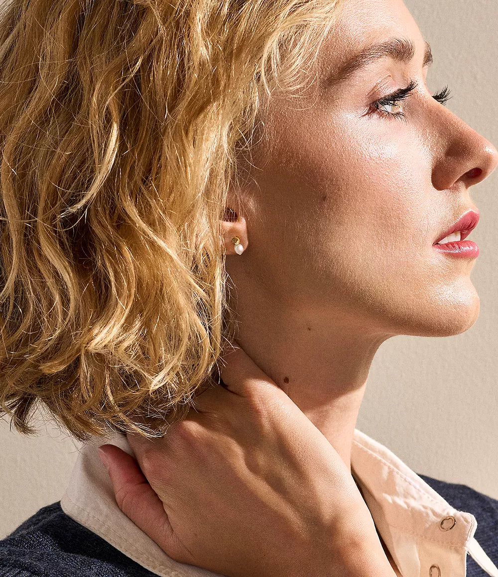 Agnethe Pearl Gold-Tone Stainless Steel Stud Earrings SKJ1881710 - Shop Authentic SKAWOMEAR(s) from Maybrands - for as low as ₦87000! 