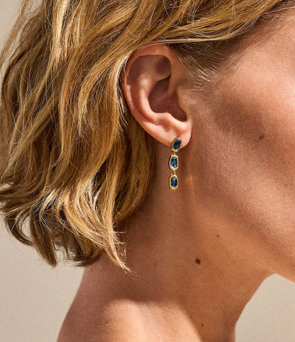 Sofie Sea Glass Gold-Tone Stainless Steel Drop Earrings SKJ1887710 - Shop Authentic SKAWOMEAR(s) from Maybrands - for as low as ₦146000! 