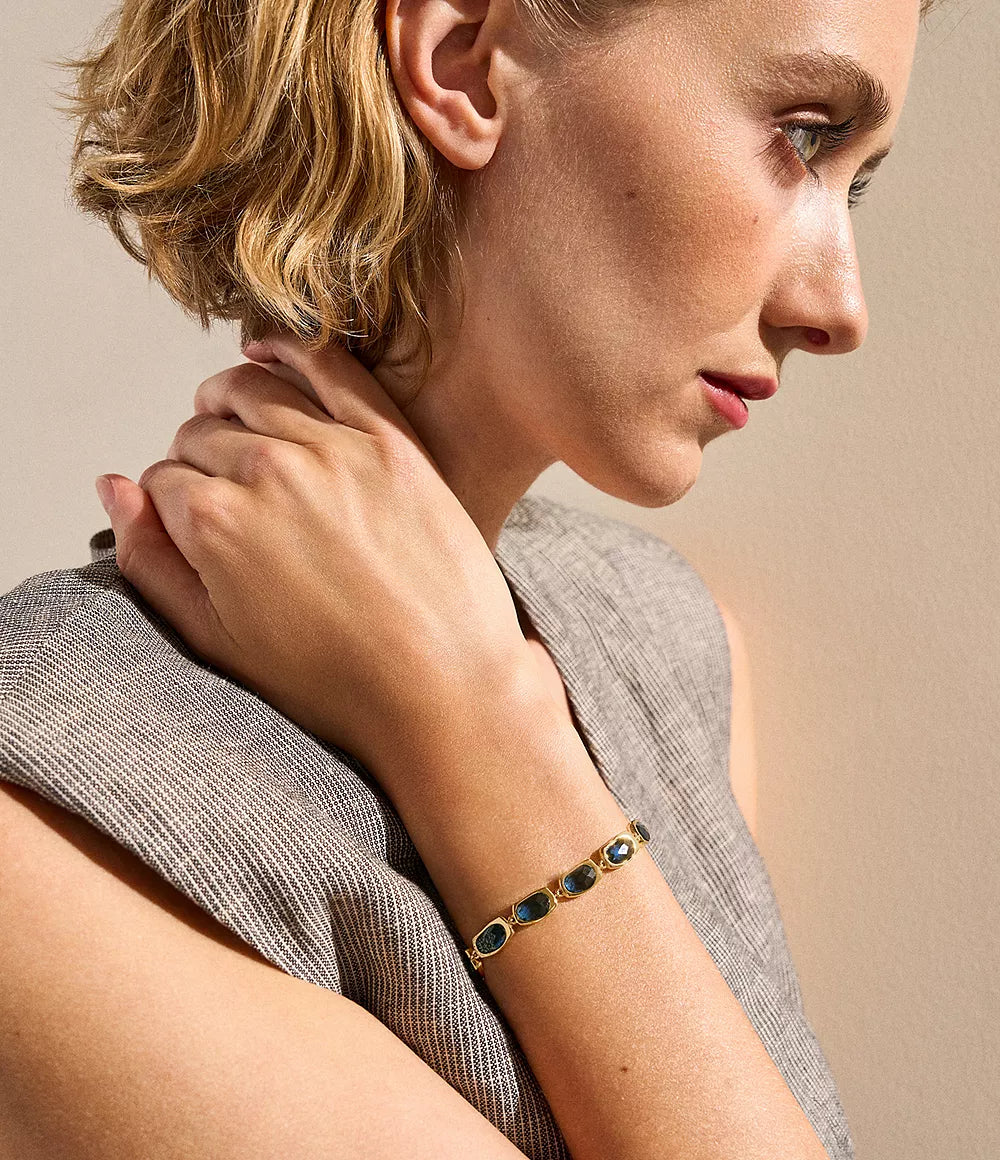 Sofie Sea Glass Gold-Tone Stainless Steel Link Bracelet SKJ1888710 - Shop Authentic SKAWOMBRA(s) from Maybrands - for as low as ₦204500! 