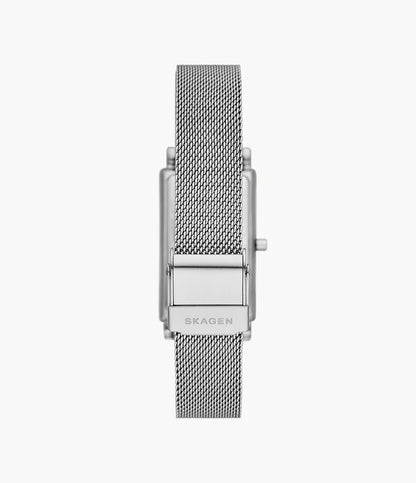 Hagen Lille Three-Hand Stainless Steel Mesh Rectangular Watch SKW3096 - Shop Authentic Watches(s) from Maybrands - for as low as ₦267500! 