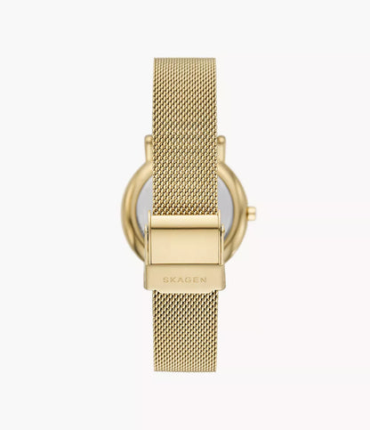 SIGNATUR LILLE Two-Hand Gold-Tone Stainless Steel Mesh Watch SKW3111 - Shop Authentic Watches(s) from Maybrands - for as low as ₦235500! 