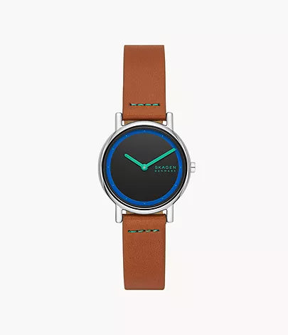 SKW3116-Skagen Signatur Lille Two-Hand Brown Leather Watch for Women - Shop Authentic watch(s) from Maybrands - for as low as ₦204000! 