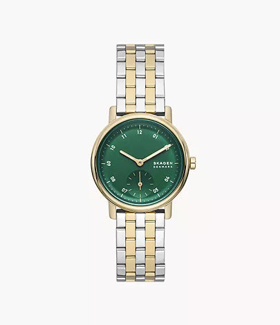 SKW3122 - Skagen Kuppel Lille Two-Hand Sub-Second Two-Tone Stainless Steel Watch - Shop Authentic watch(s) from Maybrands - for as low as ₦267500! 