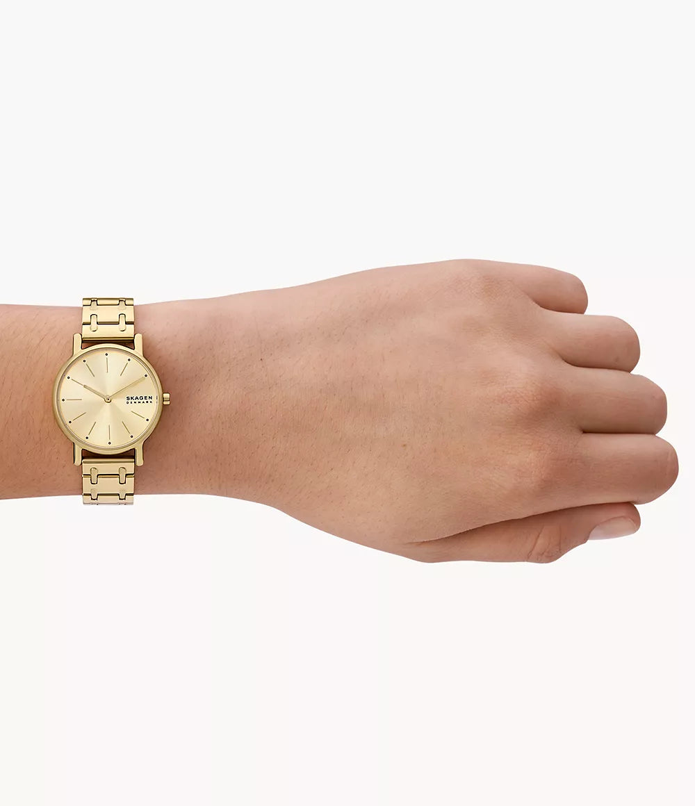 Skagen Signatur Lille Two-Hand Gold Stainless Steel Bracelet Watch SKW3124 - Shop Authentic watches(s) from Maybrands - for as low as ₦285000! 