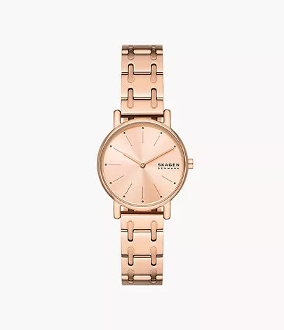 SKW3125 - Skagen Signatur Lille Two-Hand Rose Gold Stainless Steel Bracelet Female Watch - Shop Authentic watches(s) from Maybrands - for as low as ₦593000! 