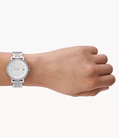 SKW3134 - Skagen Signatur Lille Sport Three-Hand Date Silver Stainless Steel Bracelet Watch - Shop Authentic watches(s) from Maybrands - for as low as ₦234000! 