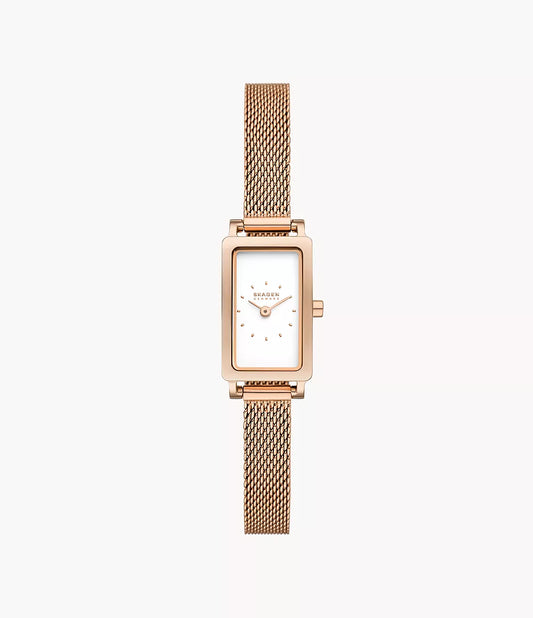 Skagen Hagen Micro Two-Hand Rose Gold Stainless Steel WatchSKW3148 - Shop Authentic Watches(s) from Maybrands - for as low as ₦356500! 