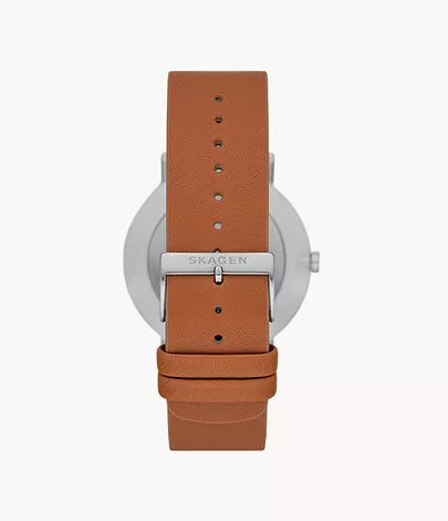 SKW6888 - Skagen Kuppel Two-Hand Sub-Second Brown Leather Watch for Men - Shop Authentic watches(s) from Maybrands - for as low as ₦593000! 