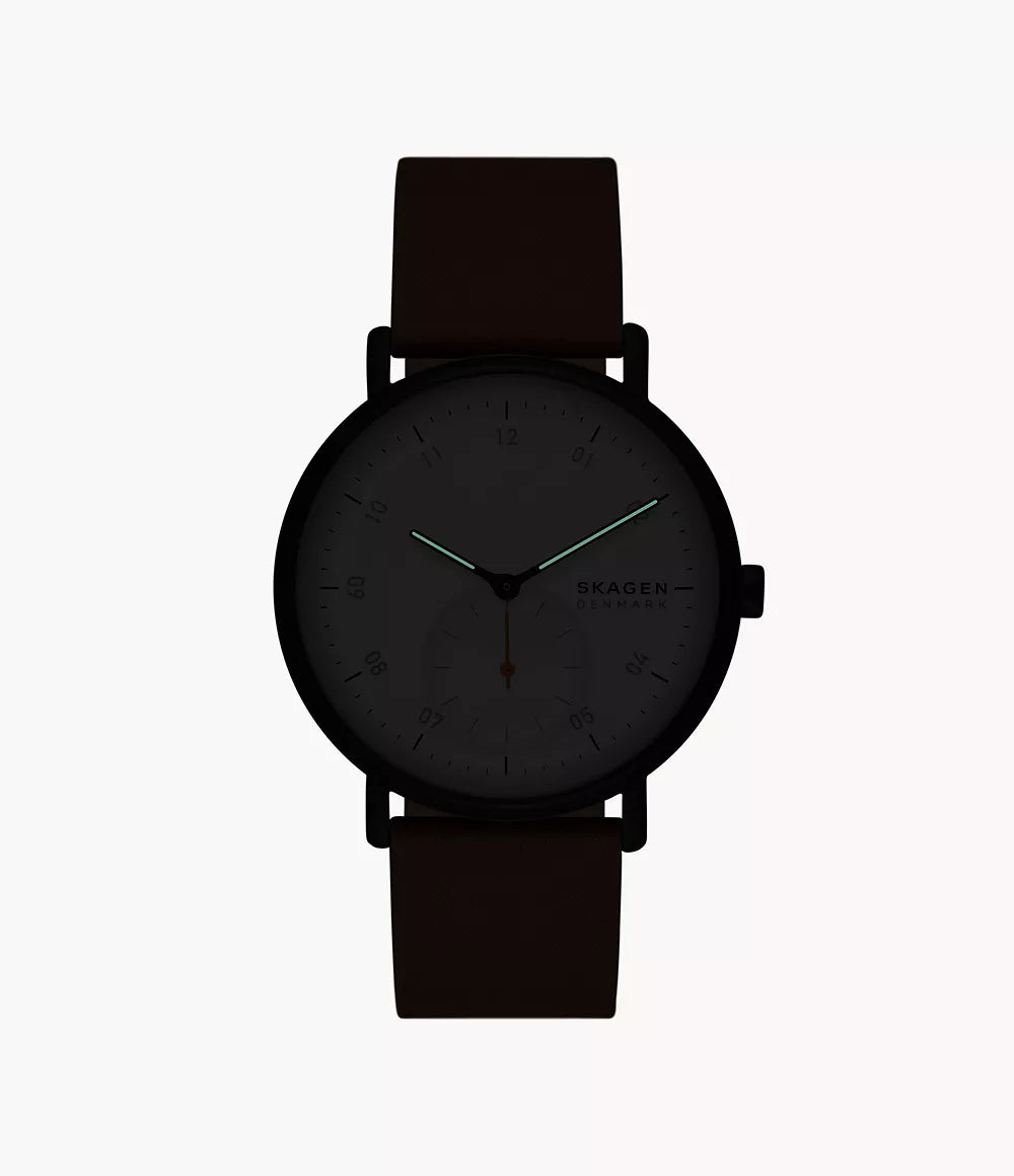 Kuppel Two-Hand Sub-Second Brown Leather Watch SKW6889 - Shop Authentic Watches(s) from Maybrands - for as low as ₦317000! 