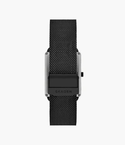 Hagen Three-Hand Black Stainless Steel Mesh Watch SKW6928 - Shop Authentic Watches(s) from Maybrands - for as low as ₦376500! 