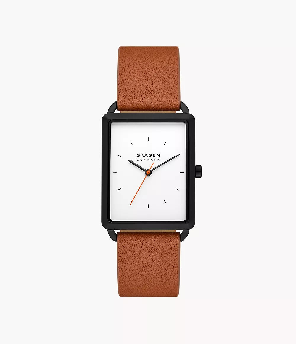 Hagen Three-Hand Brown Leather Watch SKW6929 - Shop Authentic Watches(s) from Maybrands - for as low as ₦317000! 