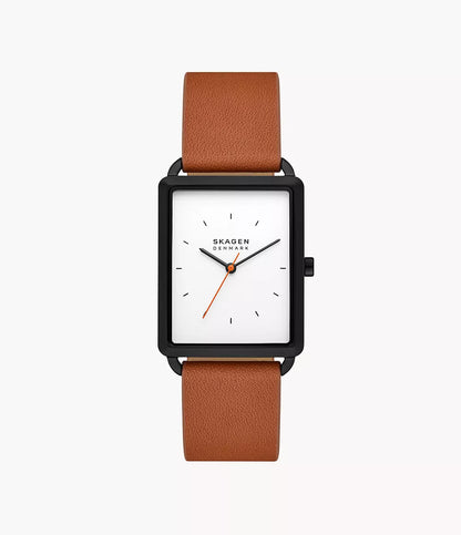 Hagen Three-Hand Brown Leather Watch SKW6929 - Shop Authentic Watches(s) from Maybrands - for as low as ₦317000! 