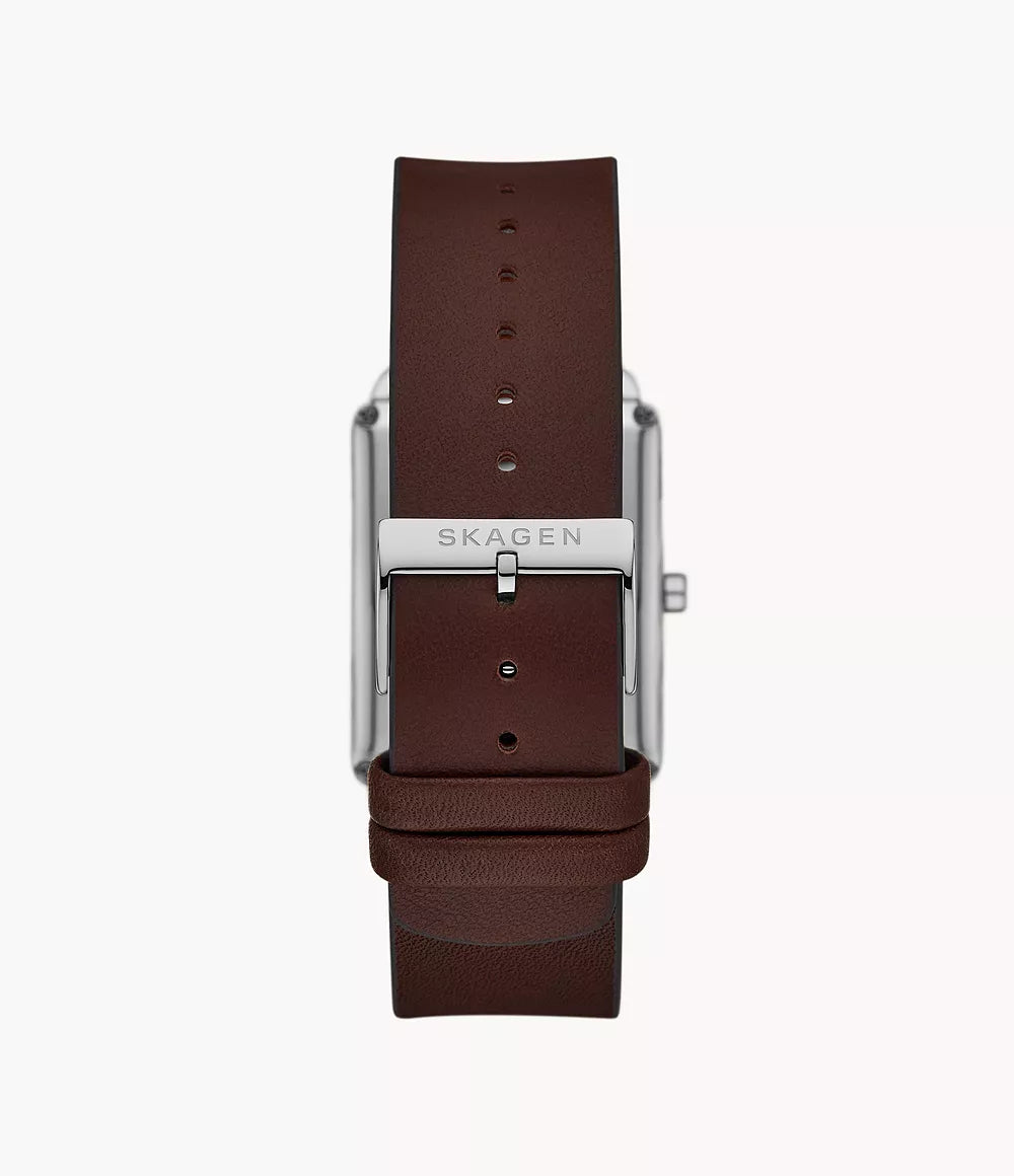 Hagen Three-Hand Brown Leather Watch SKW6930 - Shop Authentic Watches(s) from Maybrands - for as low as ₦317000! 