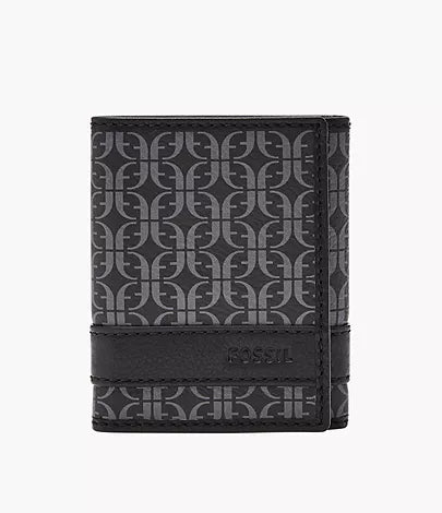 SML1856063 - Fossil Lufkin Black Trifold Wallet For Men - Shop Authentic handbags, wallets & cases(s) from Maybrands - for as low as ₦91000! 