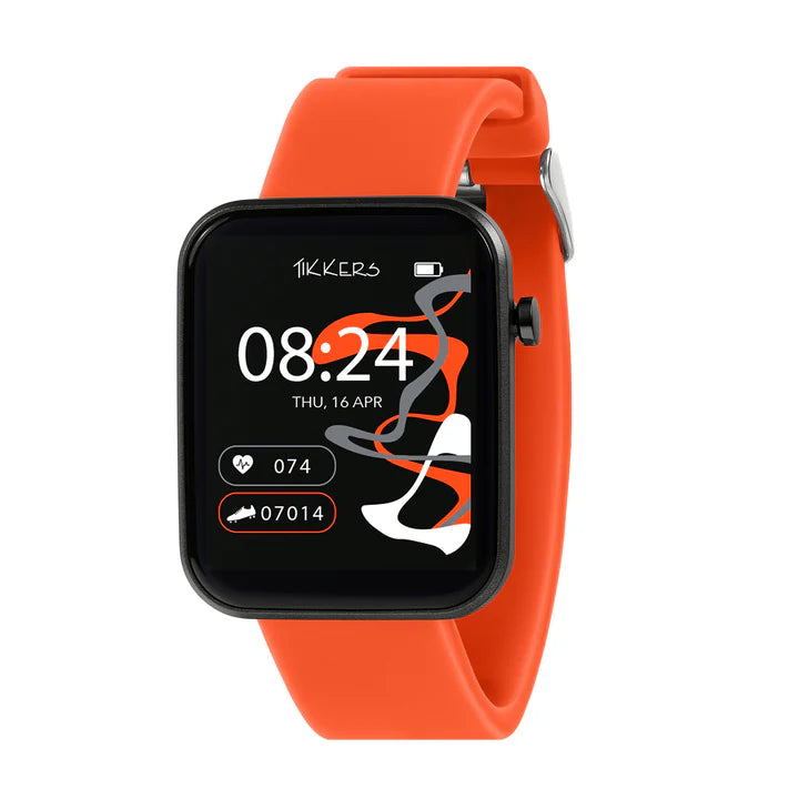 Tikkers Series 13 Orange Silicone Strap Smart Watch For Kids TKS13-0027 - Shop Authentic PERTIKWAT(s) from Maybrands - for as low as ₦44500! 
