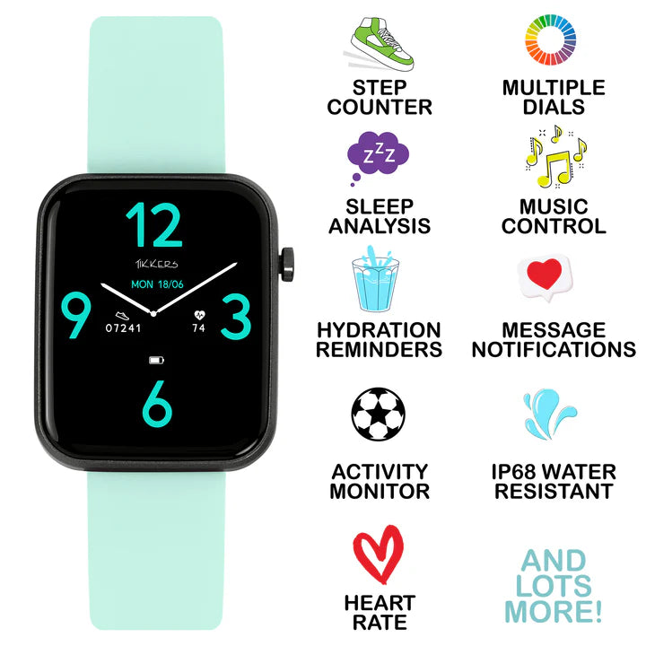 Tikkers Series 13 Blue Silicone Strap Smart Watch TKS13-0028-SET - Shop Authentic PERTIKWAT(s) from Maybrands - for as low as ₦43000! 