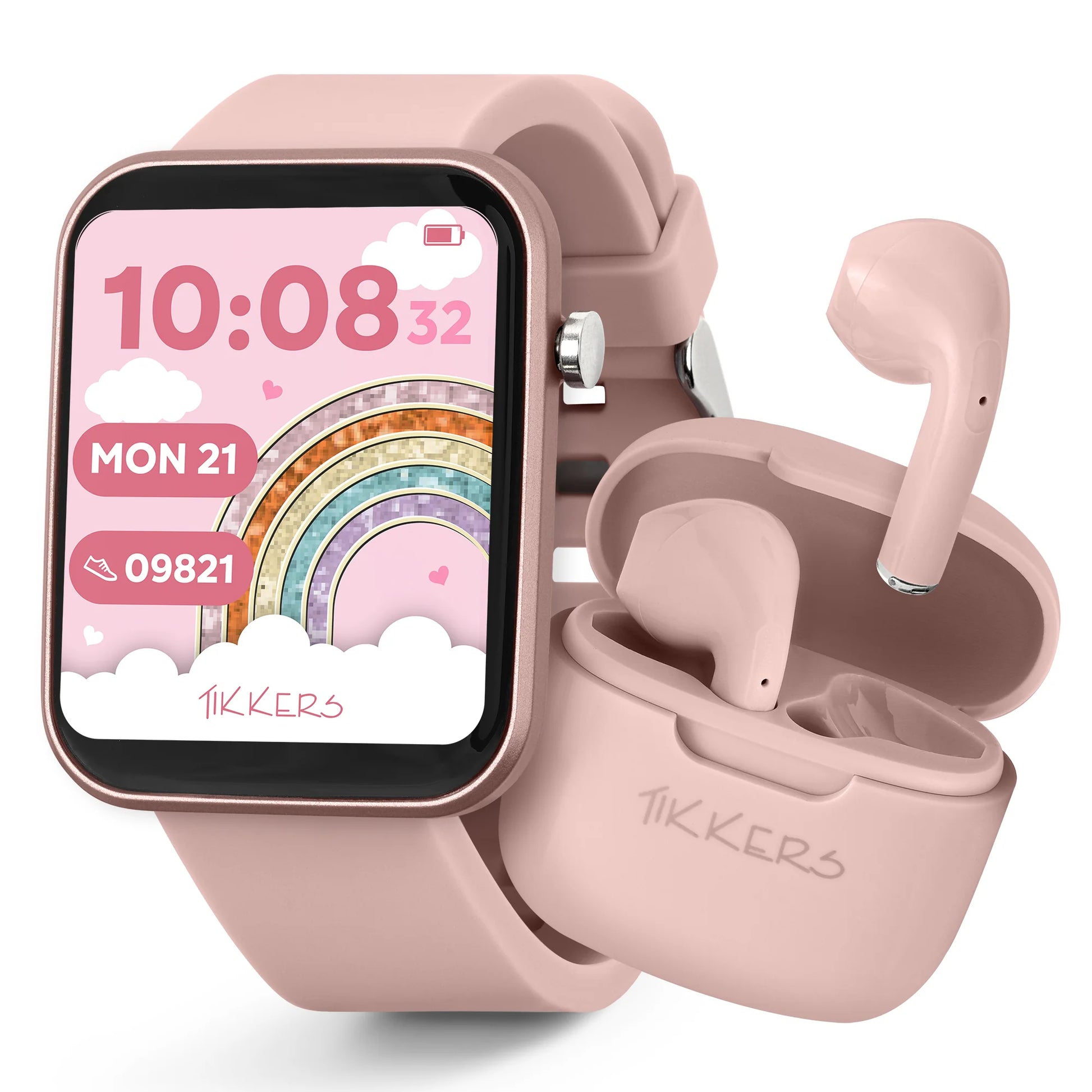 Tikkers Smart Series 13 - Black Silicone Strap Smart Watch & Earbuds Set TKS13-0031-SET TKS13-0031-SET - Shop Authentic PERTIKWAT(s) from Maybrands - for as low as ₦55500! 