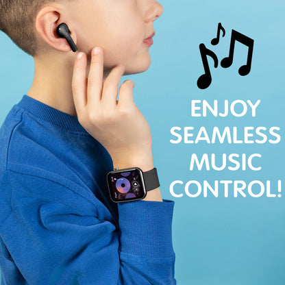 Tikkers Smart Series 13 - Black Silicone Strap Smart Watch & Earbuds Set TKS13-0032-SET TKS13-0032-SET - Shop Authentic PERTIKWAT(s) from Maybrands - for as low as ₦55500! 