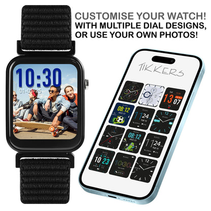 Tikkers Smart Series 13 - Black Easy Release Fabric Strap Smart Watch & Headphone Set TKS13-0033-SET TKS13-0033-SET - Shop Authentic PERTIKWAT(s) from Maybrands - for as low as ₦55500! 