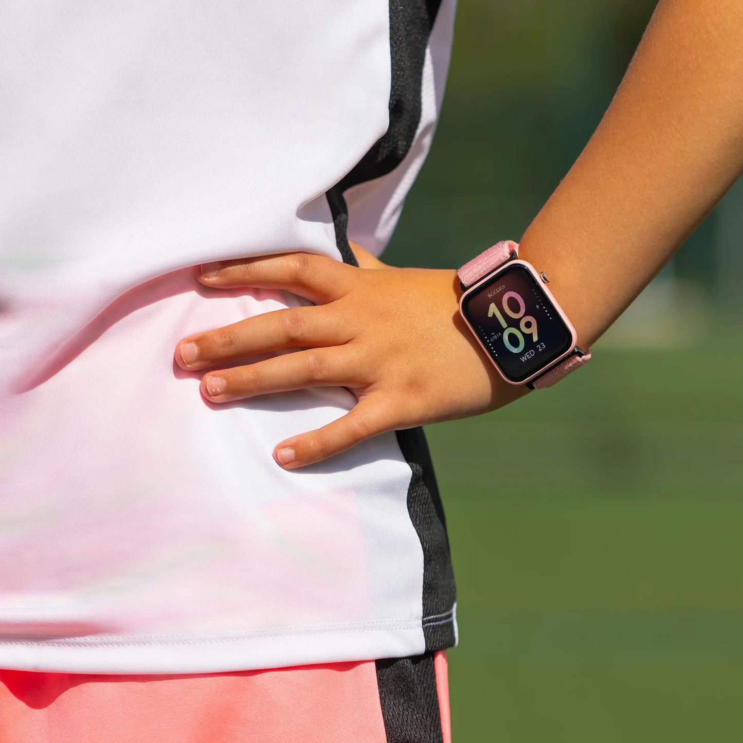 Tikkers Smart Series 13 - Pink Easy Release Fabric Strap Smart Watch & Headphone TKS13-0034-SET TKS13-0034-SET - Shop Authentic PERTIKWAT(s) from Maybrands - for as low as ₦55500! 