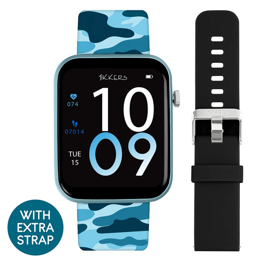 Tikkers Kids Series 13 Smart Blue Camo Interchangeable Strap Watch TKS13-0035-SET - Shop Authentic PERTIKWAT(s) from Maybrands - for as low as ₦43000! 