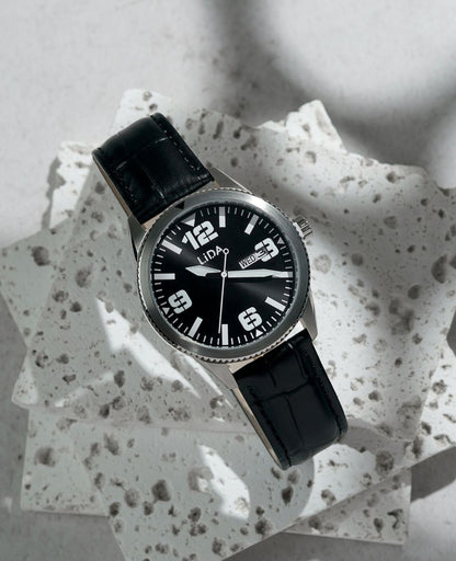 Lida Black Leather Date Watch LD00006 - Shop Authentic LIDFASWAT(s) from Maybrands - for as low as ₦100500! 