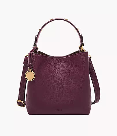 ZB11002519 - Fossil Jessie Purple Leather Small Bucket Crossbody Bag For Women - Shop Authentic handbag(s) from Maybrands - for as low as ₦370000! 