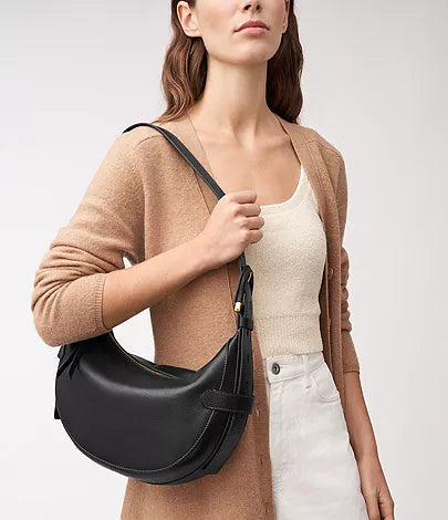 ZB1847001 - Fossil Harwell Brown Leather Hobo Bag For Women - Shop Authentic handbag(s) from Maybrands - for as low as ₦456500! 