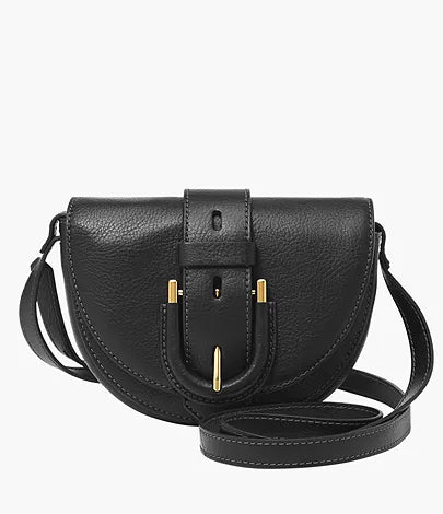 ZB1853001 - Fossil Harwell Black Leather Small Flap Crossbody Bag For Women - Shop Authentic handbag(s) from Maybrands - for as low as ₦290000! 