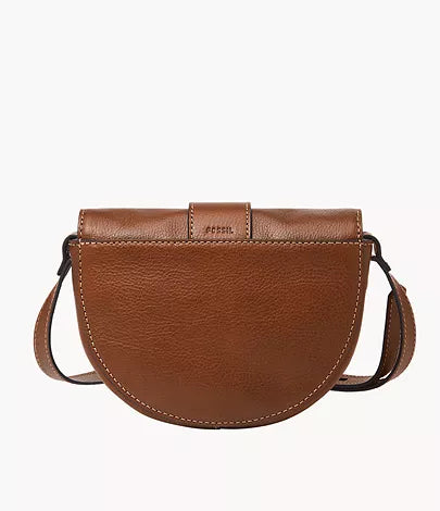 ZB1853200 - Fossil Harwell Brown Leather Small Flap Crossbody Bag For Women - Shop Authentic handbag(s) from Maybrands - for as low as ₦290000! 