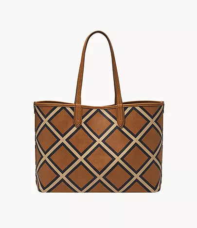 ZB1867194 - Fossil Williamson Brown Patchwork Tote Bag For Women - Shop Authentic handbag(s) from Maybrands - for as low as ₦231500! 