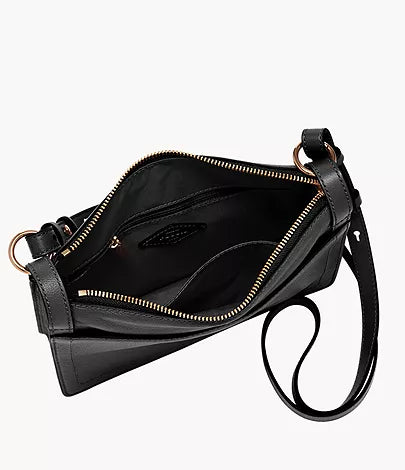 ZB1894001 - Fossil Taryn Black Leather Crossbody Bag For Women - Shop Authentic handbags(s) from Maybrands - for as low as ₦290000! 