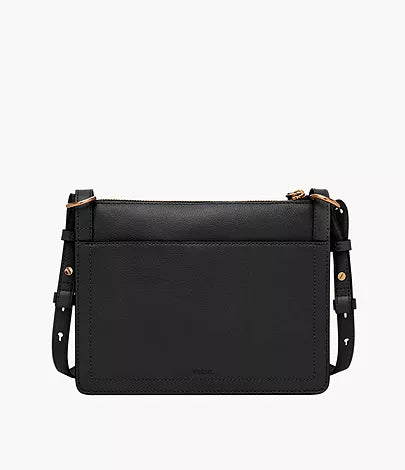 ZB1894001 - Fossil Taryn Black Leather Crossbody Bag For Women - Shop Authentic handbags(s) from Maybrands - for as low as ₦290000! 