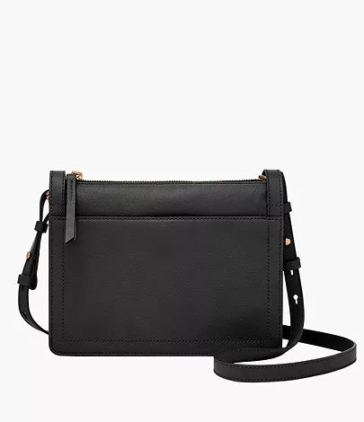 ZB1894001 - Fossil Taryn Black Leather Crossbody Bag For Women - Shop Authentic handbags(s) from Maybrands - for as low as ₦290000! 