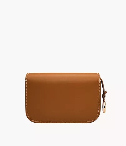 ZB1926216 - Fossil Lennox Brown Leather Small Flap Crossbody Bag For Women - Shop Authentic handbag(s) from Maybrands - for as low as ₦290000! 