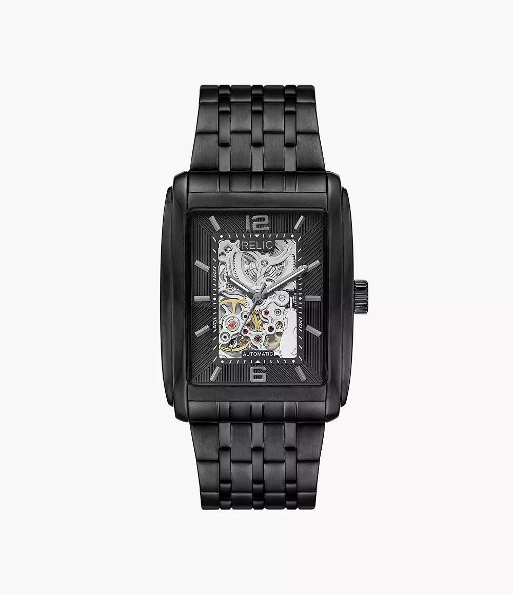 Relic by Fossil Allen Automatic Black Metal Watch ZR77331 - Shop Authentic Watches(s) from Maybrands - for as low as ₦293488.37! 