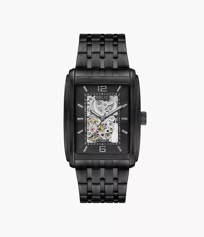 Relic by Fossil Allen Automatic Black Metal Watch ZR77331 - Shop Authentic Watches(s) from Maybrands - for as low as ₦293488.37! 