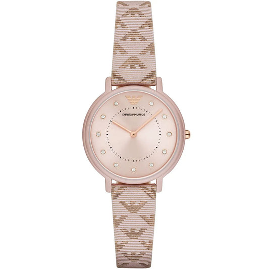 AR11010 - Emporio Armani Kappa Analog Display Quartz Pink Leather Watch For Women - Shop Authentic watches(s) from Maybrands - for as low as ₦65000! 