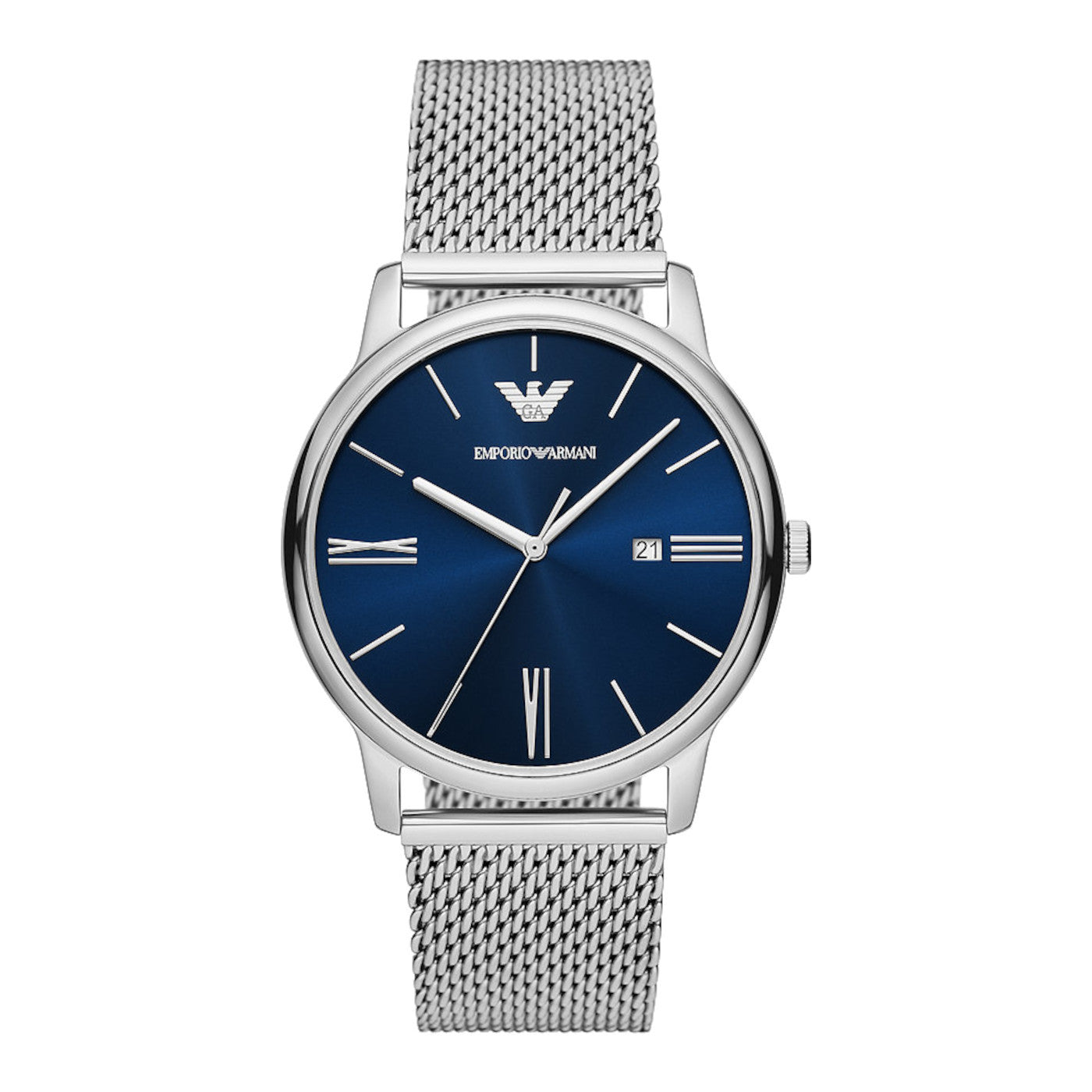 AR11571 - Emporio Armani Men's Three-Hand Date Stainless Steel Watch - Shop Authentic watch(s) from Maybrands - for as low as ₦392000! 