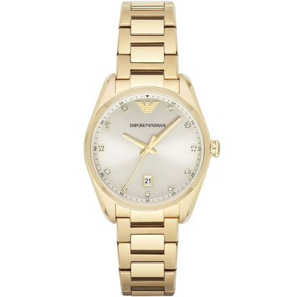 AR6064 - Emporio Armani Gold Tone Stainless Steel Watch For Women - Shop Authentic watches(s) from Maybrands - for as low as ₦95750! 