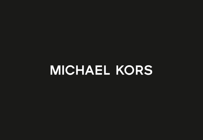 Michael Kors Brand Logo on Black & White