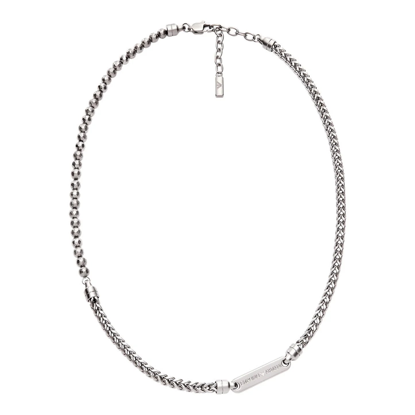 Emporio Armani Silver Coloured Necklace EGS3182040 - Shop Authentic ARMMENBRA(s) from Maybrands - for as low as ₦272500! 