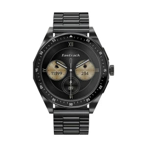 Fastrack Radiant FX1 Luxury Metal Smartwatch with 3.6 cm AMOLED Display, SingleSync BT Calling, Functional Crown 38123QM01 - Shop Authentic TITSMTWAT(s) from Maybrands - for as low as ₦107000! 
