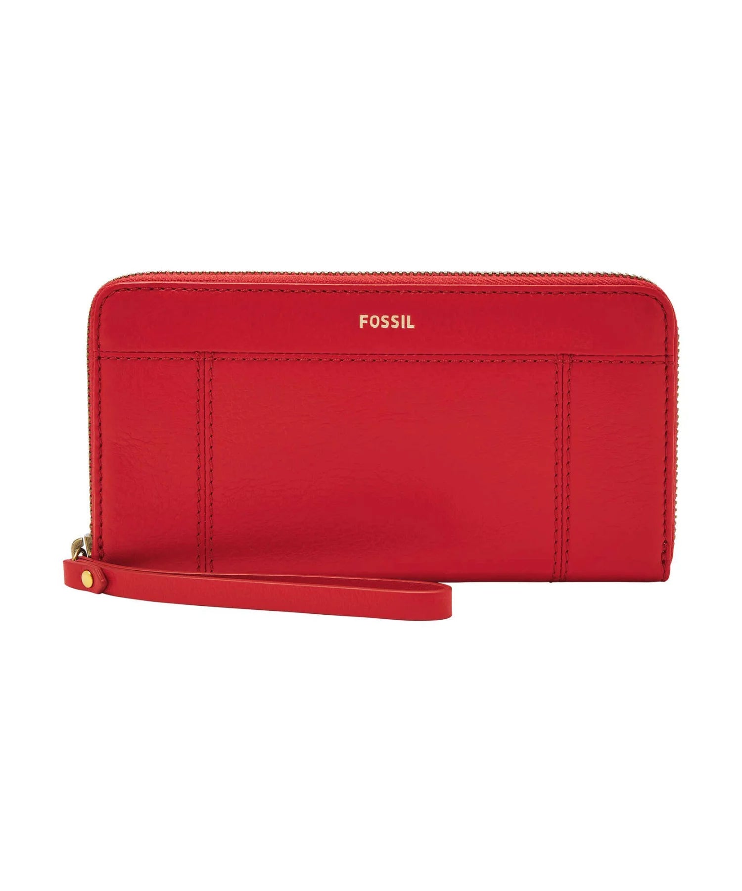 Fossil Jori RFID Zip Clutch Red Leather Wristlet SWL3008600 - Shop Authentic FOSWOMBAG(s) from Maybrands - for as low as ₦197000! 