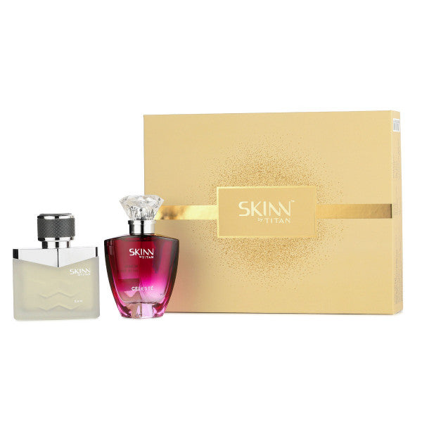 Skinn by Titan Raw & Celeste 50ml eau de parfum gift set for men & women FP01PGFLIBD - Shop Authentic TITCLAPSET(s) from Maybrands - for as low as ₦70000! 