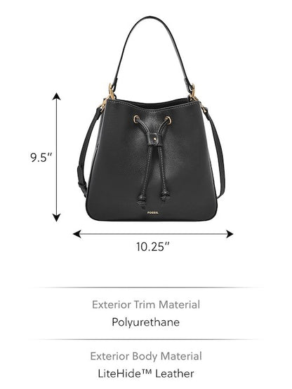 Fossil Tessa Black Bucket Bag SHB3172001 - Shop Authentic FOSWOMBAG(s) from Maybrands - for as low as ₦594000! 