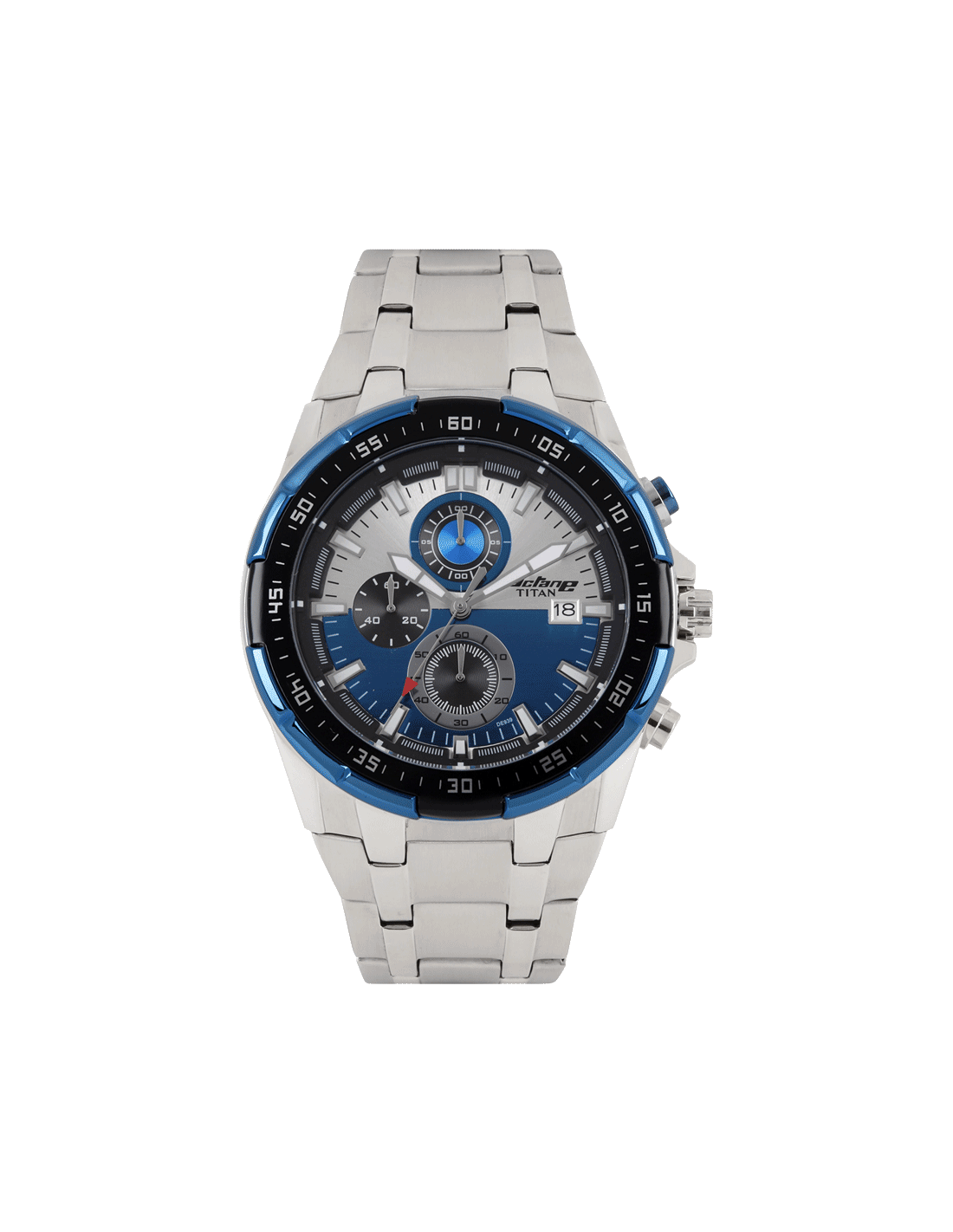 Titan Octane Quartz Chronograph Blue Dial Stainless Steel Strap Watch For Men NU90044KM03 - Shop Authentic TITMENWAT(s) from Maybrands - for as low as ₦369000! 